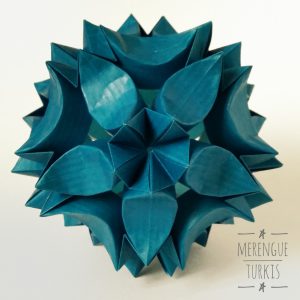 Origami meregue turkis