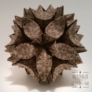 Origami merengue - snemønster